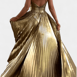 Aikaterini™ | Rochie maxi lucioasă