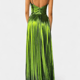 Aikaterini™ | Rochie maxi lucioasă