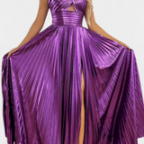 Aikaterini™ | Rochie maxi lucioasă