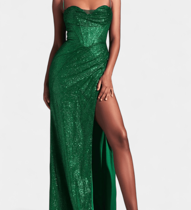 Armoni™ | Rochie cu corset și bretele subțiri