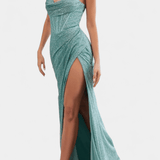 Armoni™ | Rochie cu corset și bretele subțiri