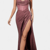 Armoni™ | Rochie cu corset și bretele subțiri