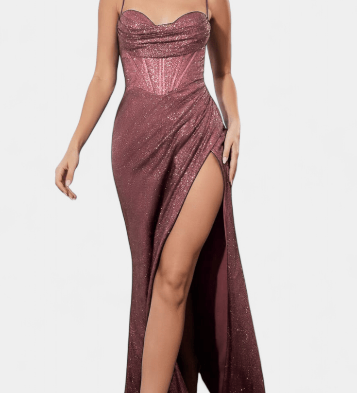 Armoni™ | Rochie cu corset și bretele subțiri