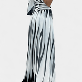 Bethania™ | Rochie maxi în dungi