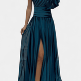 Bethania™ | Rochie maxi în dungi