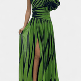 Bethania™ | Rochie maxi în dungi