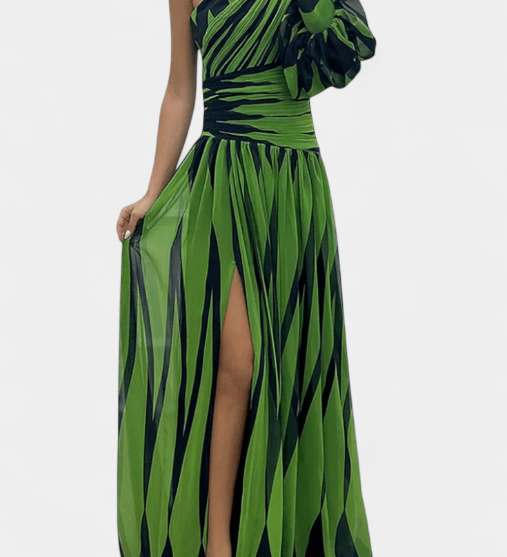 Bethania™ | Rochie maxi în dungi