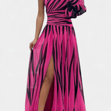 Bethania™ | Rochie maxi în dungi