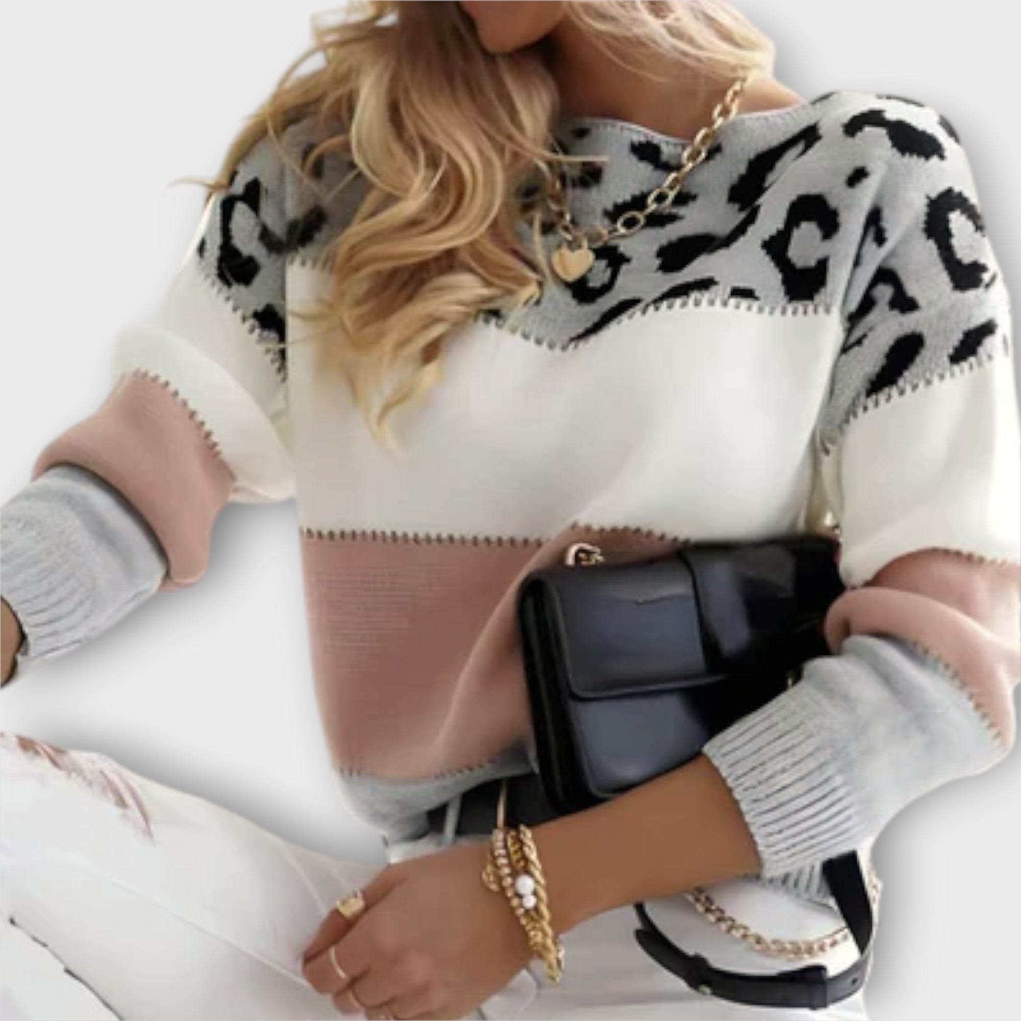 Cheyenne | Pulover cu Imprimeu de Leopard