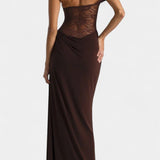 Castanza™ | Rochie din dantelă asimetrică