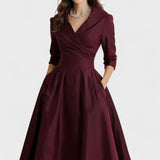 Ceryn | Rochie Midi din Satin