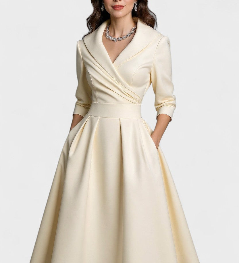 Ceryn | Rochie Midi din Satin