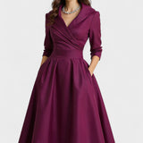 Ceryn | Rochie Midi din Satin