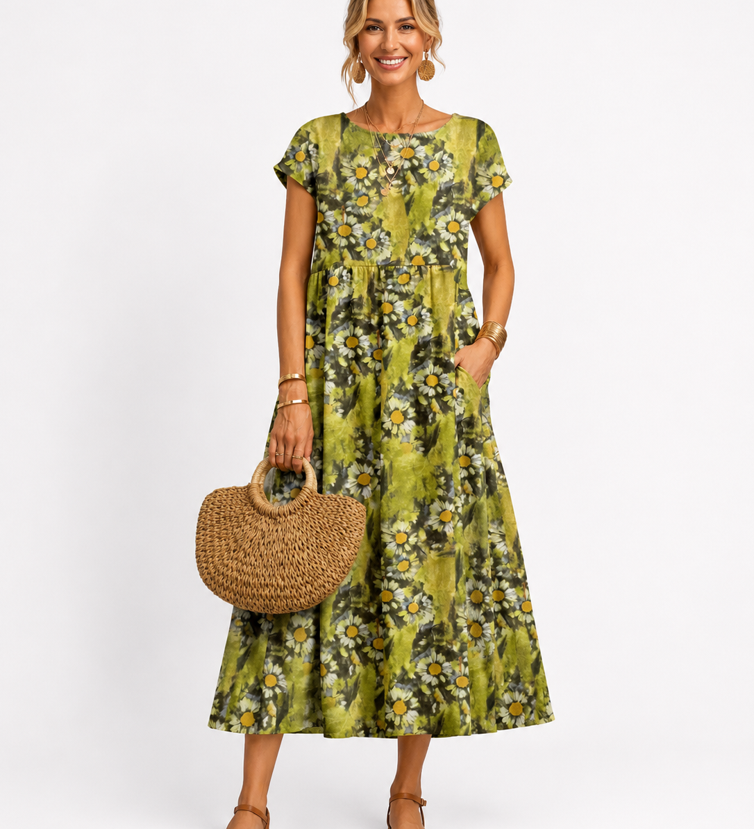 Florene | Rochie de vară cu mânecă scurtă