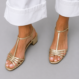 Allegra | Sandale Aurii Eleganță Zilnică