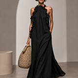 DOROTA | Rochie maxi cu buzunare