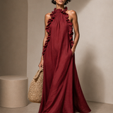 DOROTA | Rochie maxi cu buzunare