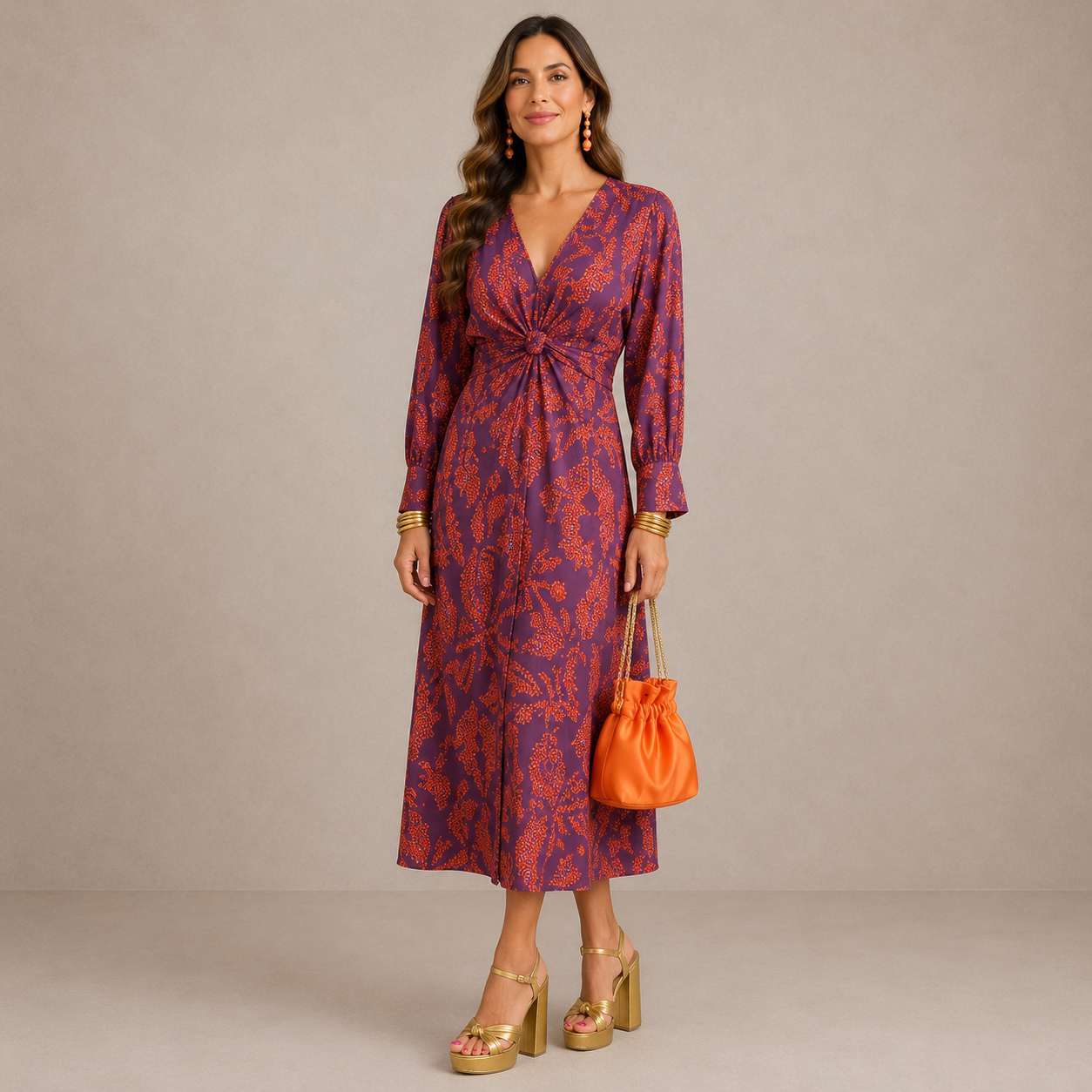 ELOWENA | Rochie midi