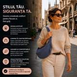 Grazia | Geantă de Umăr Albastră