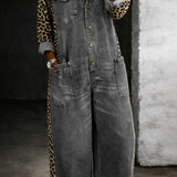 Amanda™ | Combinație de cămașă din denim