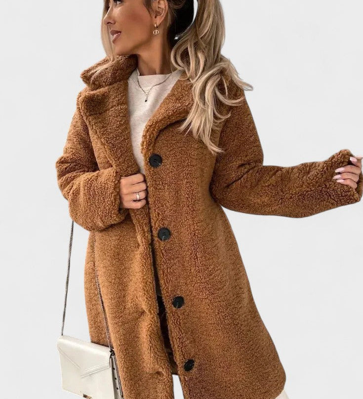 Eliana™ | Palton teddy elegant
