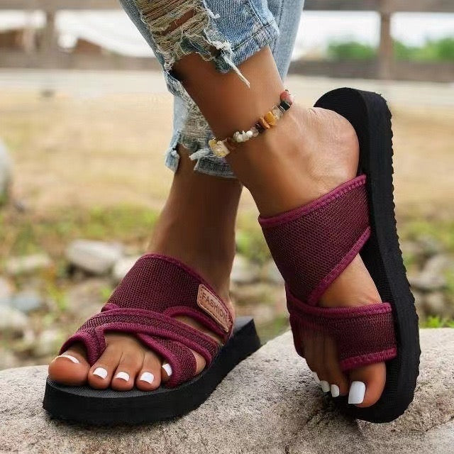 Nadette | Sandale confortabile cu talpă căptușită