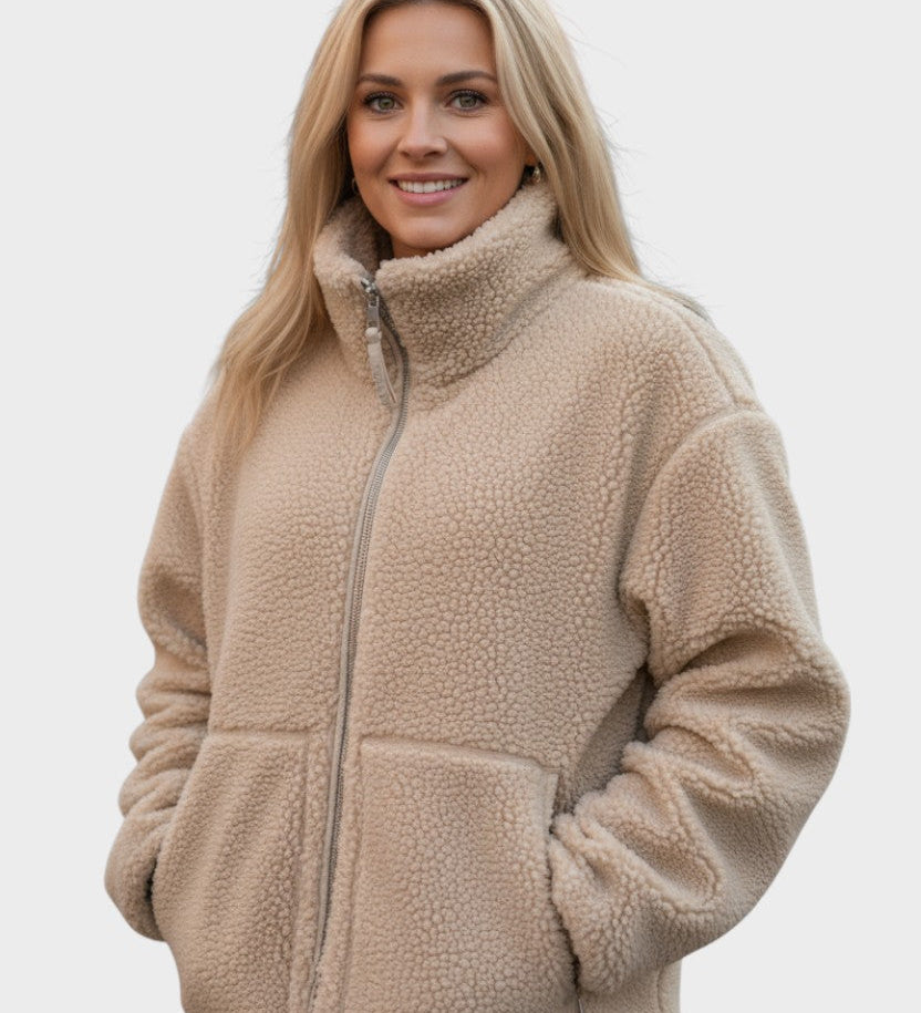 Kaja™ | Palton teddy elegant