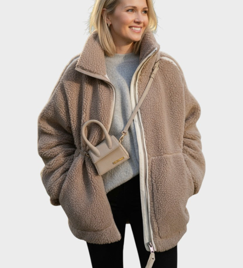 Kaja™ | Palton teddy elegant