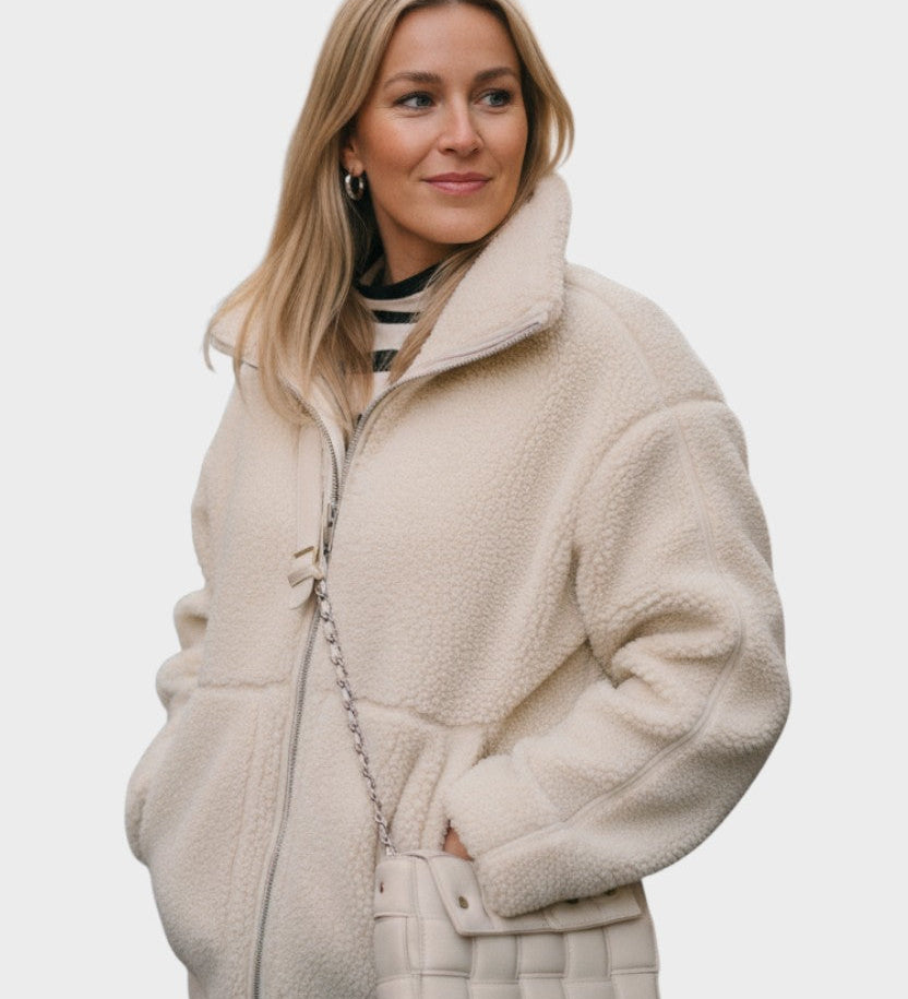 Kaja™ | Palton teddy elegant