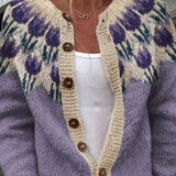 Keysha - Cardigan cu flori