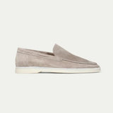 Loafer Clasic Din Suede Gri Deschis