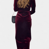 LaVerna™ | Rochie de catifea luxoasă