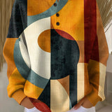 Sofia | Pulover cu Model Geometric