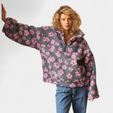 Zala | Tricou Boho cu Motiv Floral