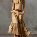 Jada | Rochie maxi cu curea