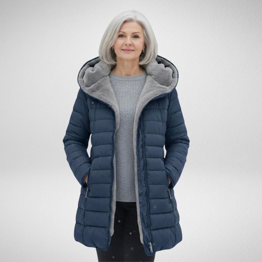 Adéla | Geacă de iarnă cu glugă călduroasă