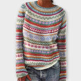 Pulover Tricotat Vintage pentru Femei
