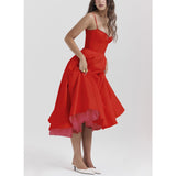 YLIANA | Rochie Midi Romantică de Vară