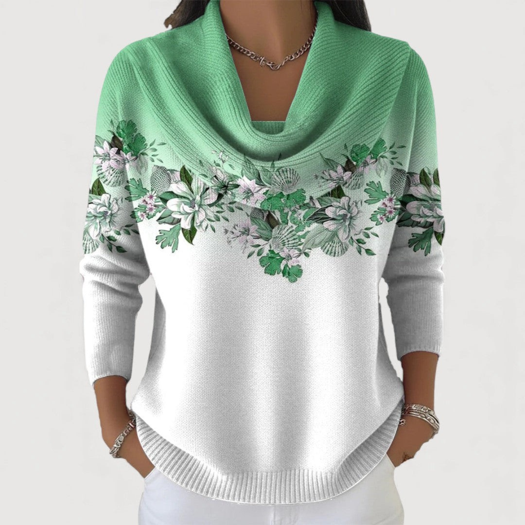 Viviana | Pulover cu Motiv Floral