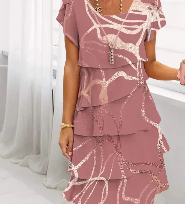 Beatrice - Rochie Elegantă din Țesătură Confortabilă