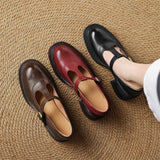 Ileana | Pantofi Mary Jane cu Toc Gros Élise