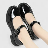 Ileana | Pantofi Mary Jane cu Talpă Groasă Charlotte