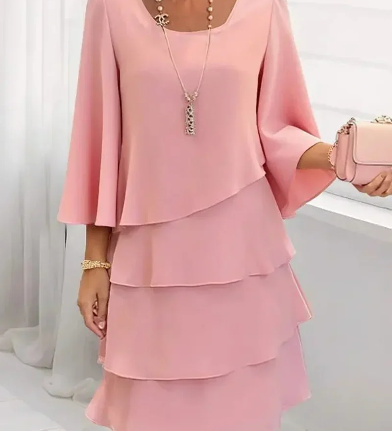 Catherine - Rochie elegantă cu dungi