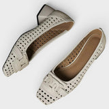 Patrizia | Pantofi cu Toc cu Aspect de Piele Împletită