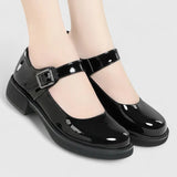 Ileana | Pantofi Mary Jane cu Talpă Groasă Charlotte