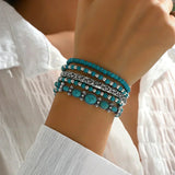 Set de Colier Boho Turcoaz