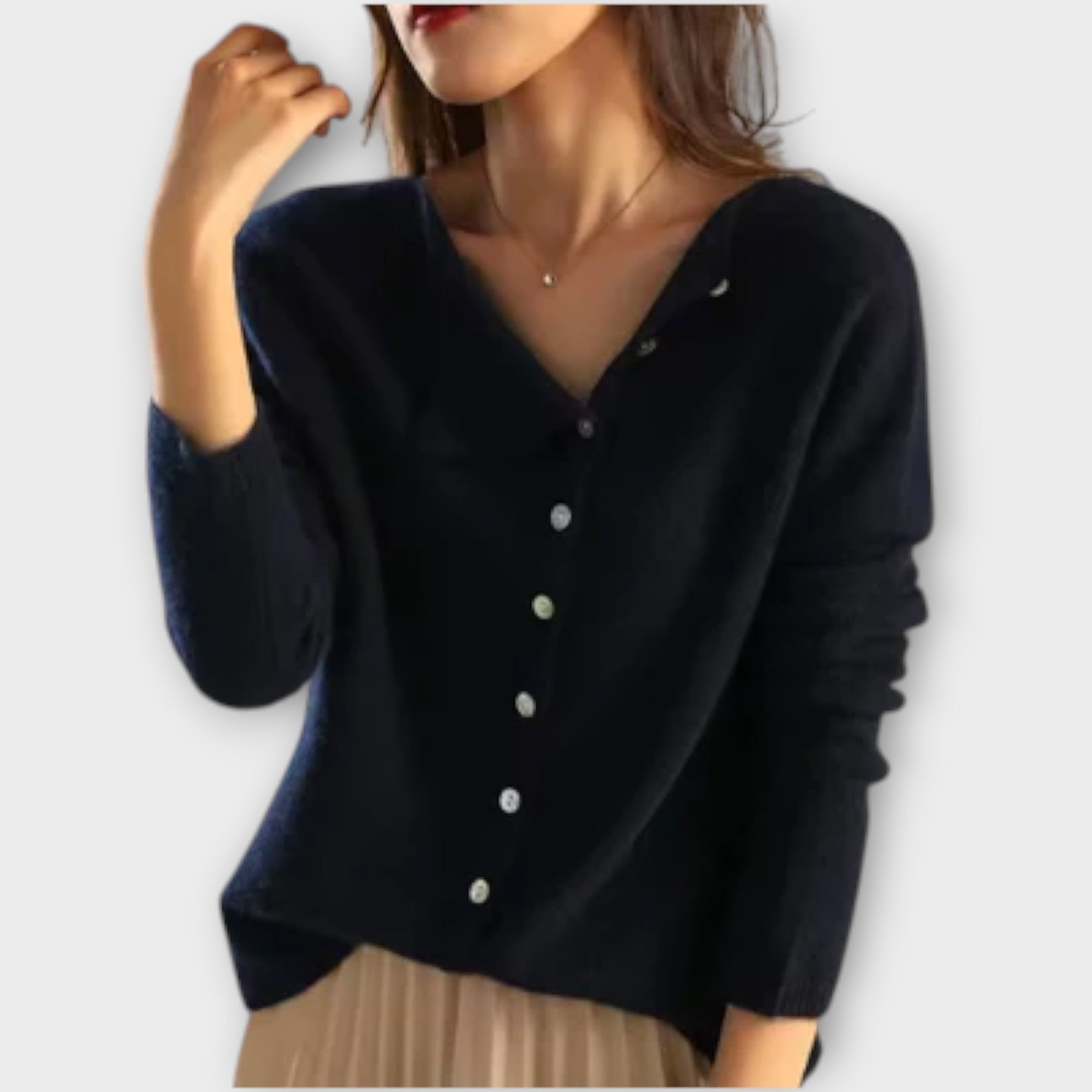 Paige | Cardigan Confortabil cu Nasturi