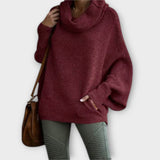 Ulrike | Pulover Elegant cu Guler Înalt