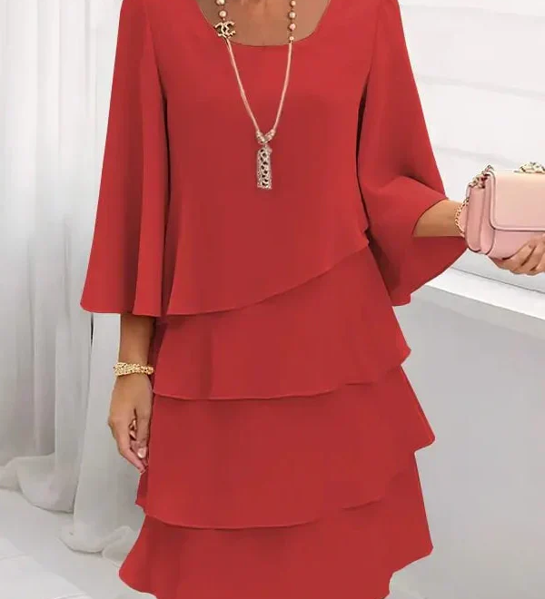 Catherine - Rochie elegantă cu dungi