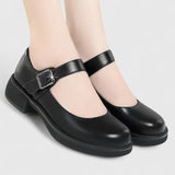 Ileana | Pantofi Mary Jane cu Talpă Groasă Charlotte